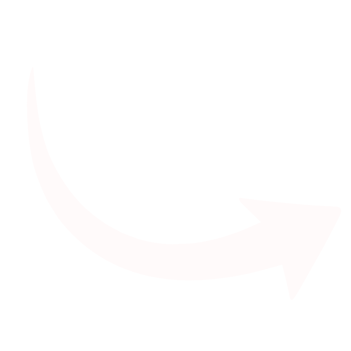 A large curved arrow pointing clockwise.