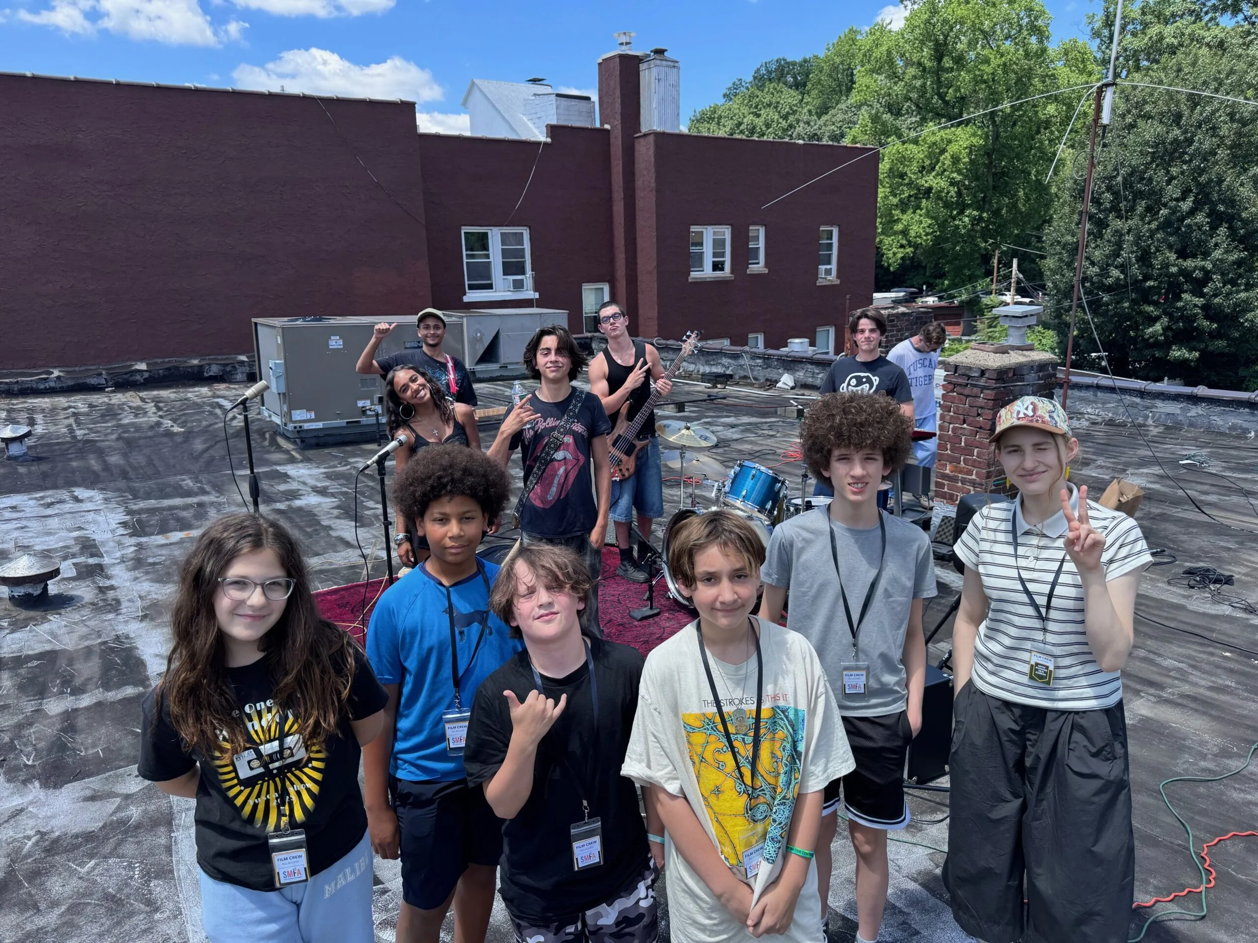 CHS band teams up with middle-school filmmakers to recreate The Beatles iconic 1969 rooftop concert