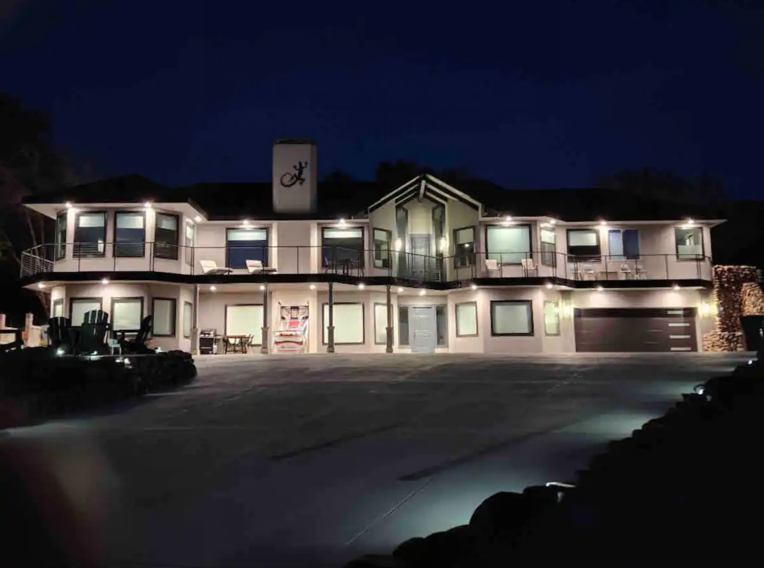 Big home exterior located in Sedona, Arizona