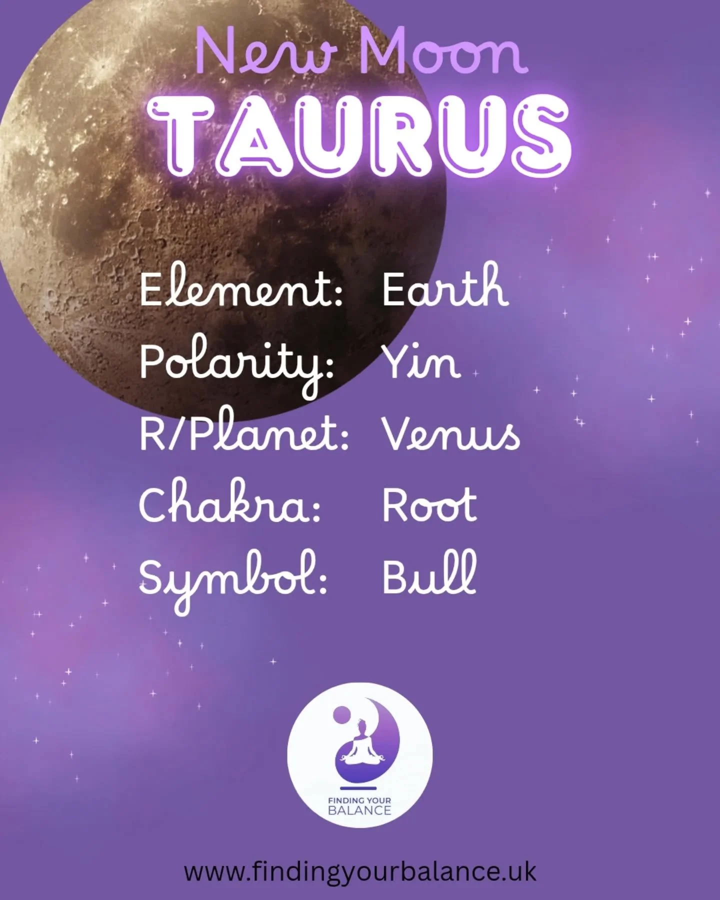 New Moon in Taurus this Saturday 🌙 

Taurus brings that strong but stubborn Earth energy that reminds us to ground ourselves before intention setting. But this New Moon is less about wishing and more about building. Less patience, planning, and pers