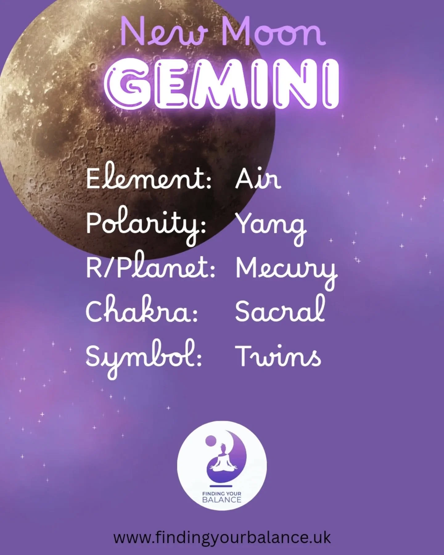 New Moon in Gemini incoming🌙 

New moon. New energy. ✨️ 

Gemini is the Messenger and Communicator of the Zodiac signs. Gemini often gets a bad rap for gossiping, but Gemini's true gift is sharing information and ideas. Under this Moon, before speak