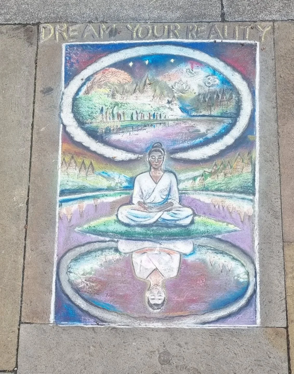 The street art in Glastonbury is outstanding. An absolute hub for magic, artists, and healers.

Glastonbury is the Heart Chakra of the Earth, and currently the Third Eye Chakra too. The frequency here can often be a little overwhelming, like a portal