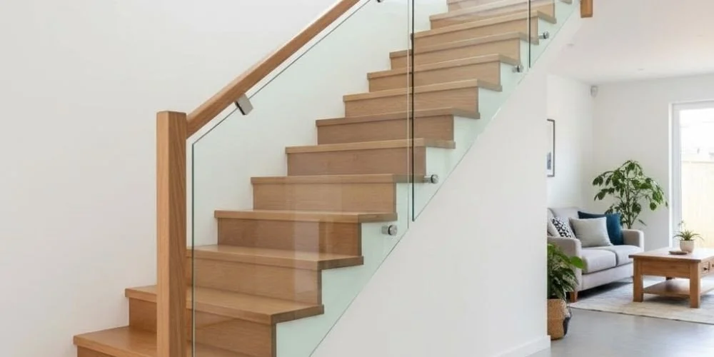 Glass + Wood Combo Railings