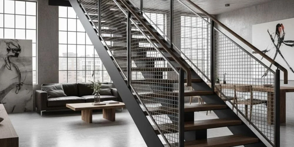 Metal Mesh Railings
