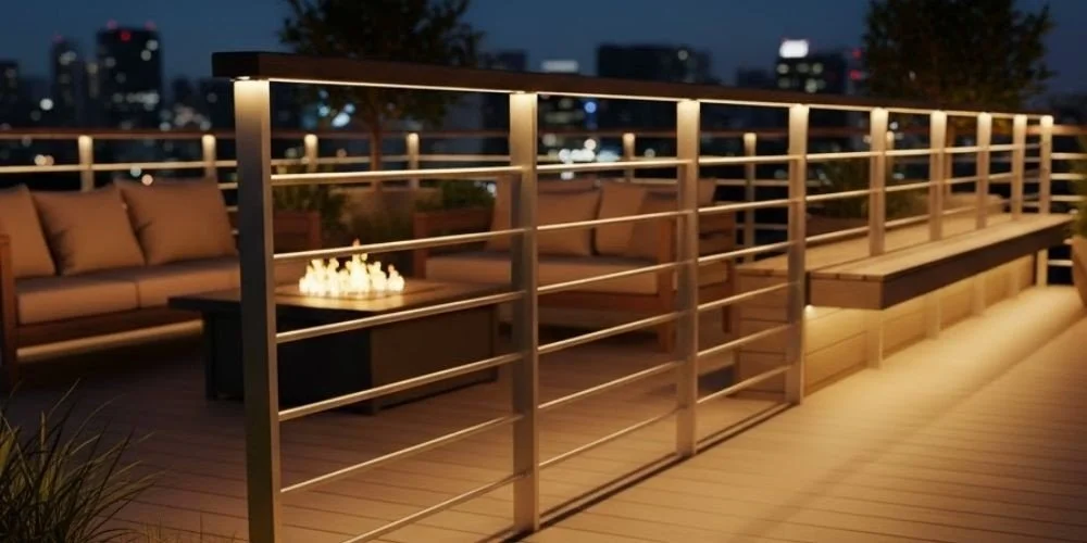 LED-Lit Railings