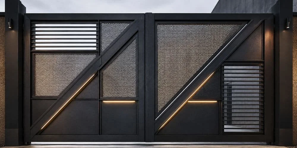 Industrial Steel Gate