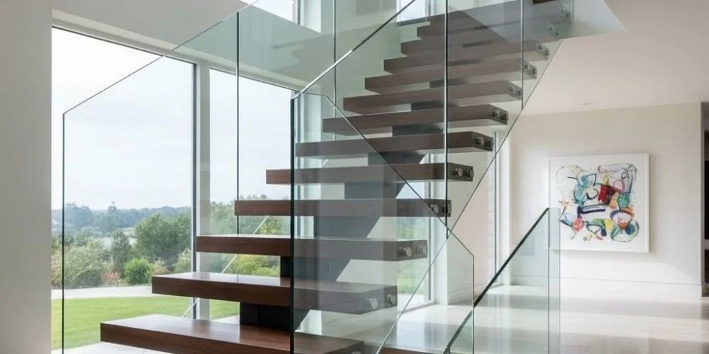 Float Glass Railing 51 Railing Design Ideas – Indoor & Outdoor Rail Designs