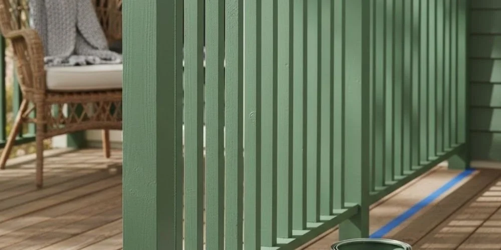 DIY Painted Railings