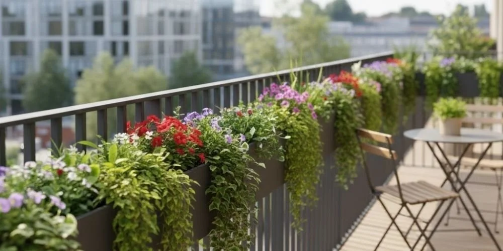 Planter-Integrated Railings