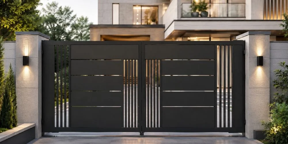 Contemporary Villa Gate