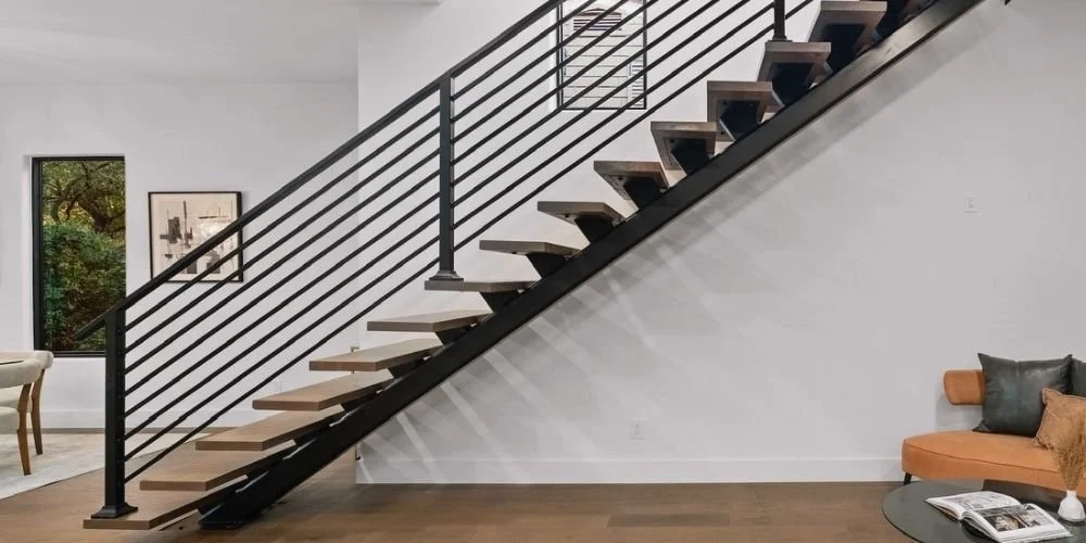 Floating Stair Railings