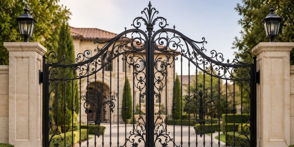 Double Swing Estate Gate