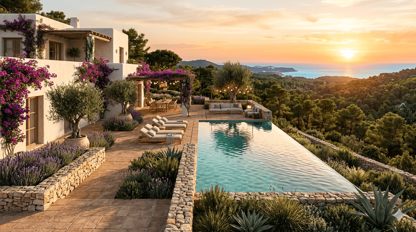 Landscape Design in Ibiza: From 3D Concept to Completed Garden