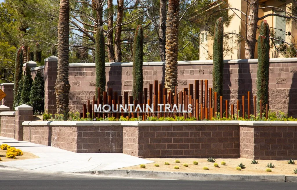 Mountain Trails near Downtown Summerlin and Red Rock Canyon, guard-gated entrance