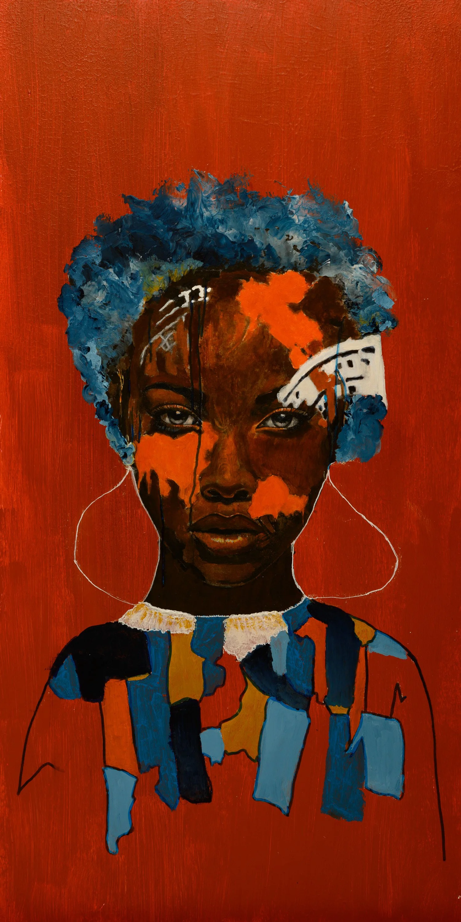 Spirited - 
30 x 60cm Acrylic on Dibond, Framed
