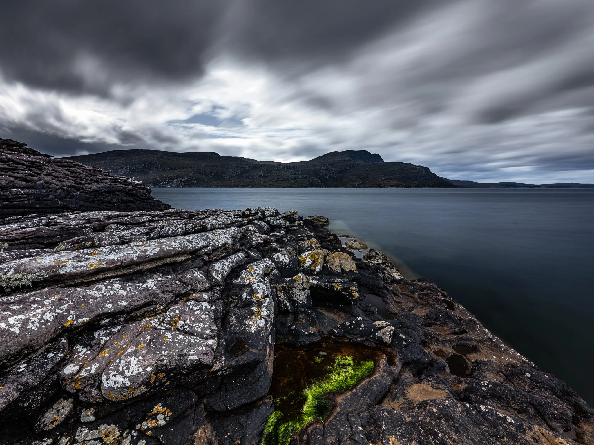 From Rhue, over Loch Broom, Wester Ross, Scotland