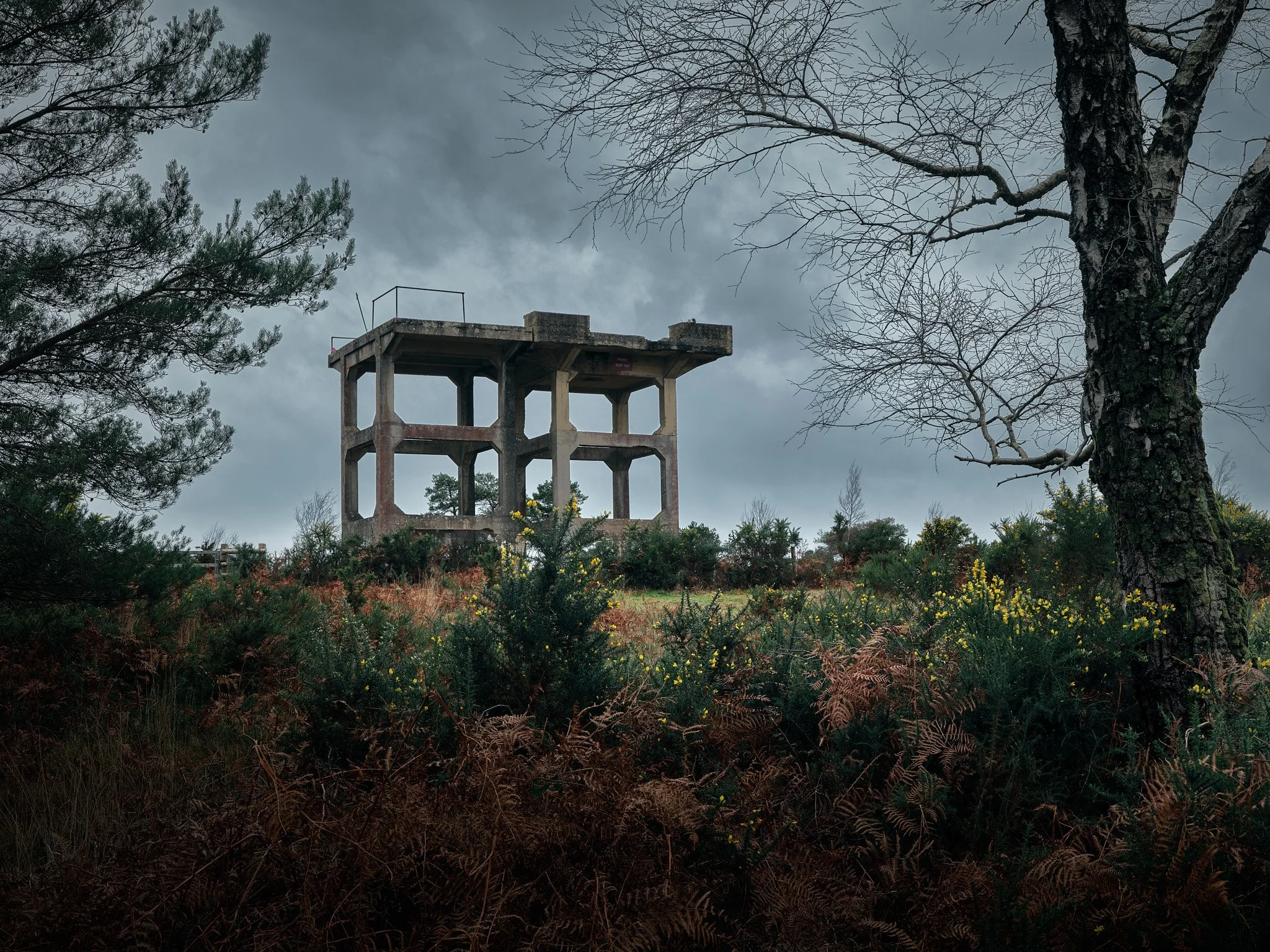 Anti-Aircraft Gun Towers, Holton Heath, Dorset, England