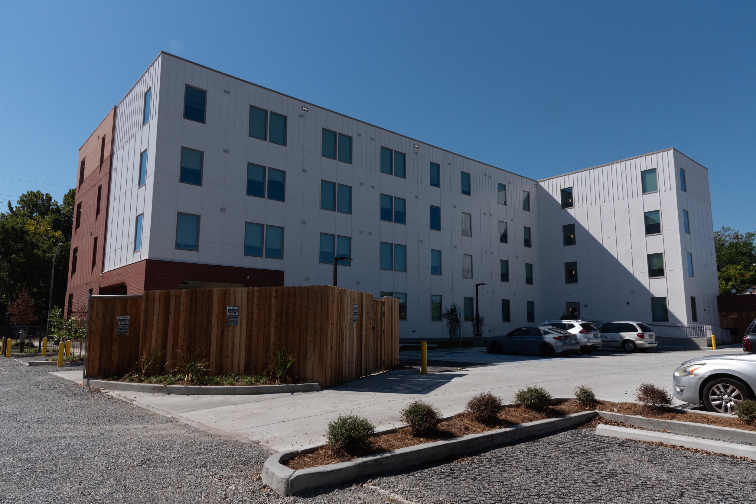 Sustainable design is central to the project, featuring integrated bioswales for efficient stormwater storage and natural filtration.