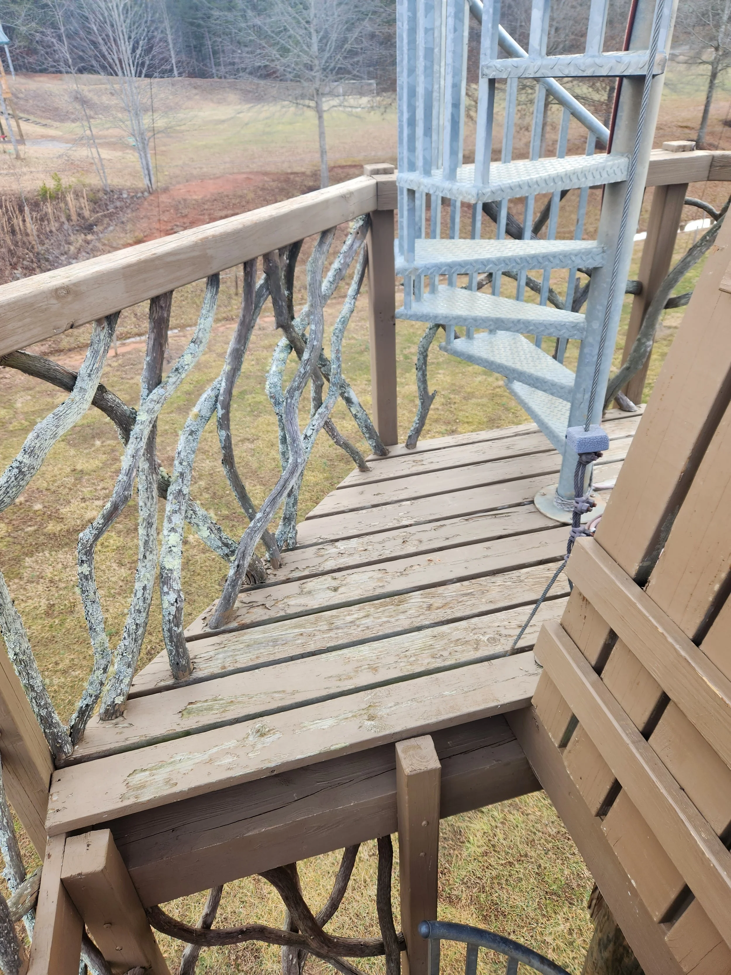 boomer-ymca-harrison-nc-ropes-course-maintenance-handrail-netting-before-001.jpg