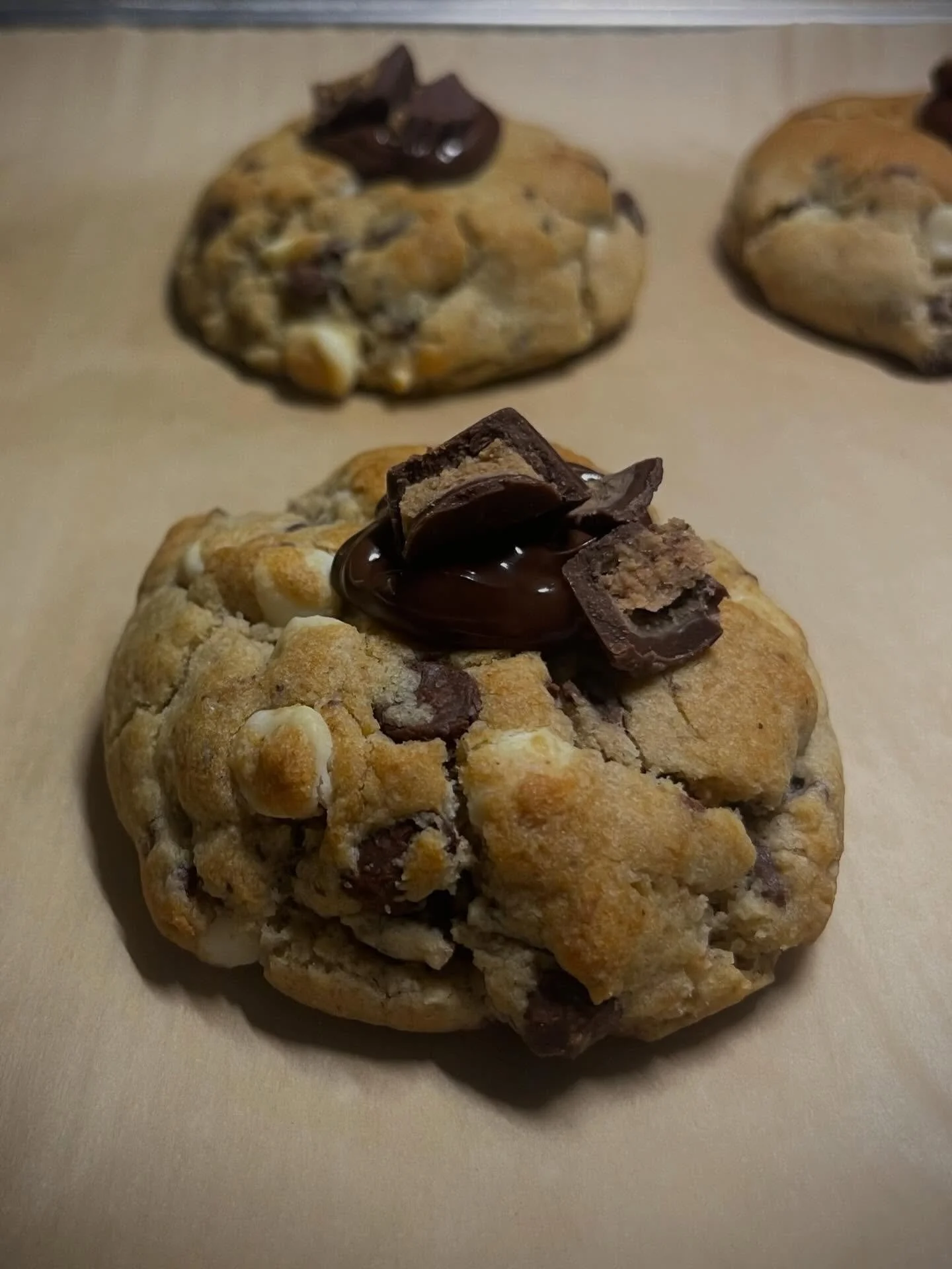 See you at the market tomorrow! 🍪 #uppervalleymarket #stuffedcookies #cookies