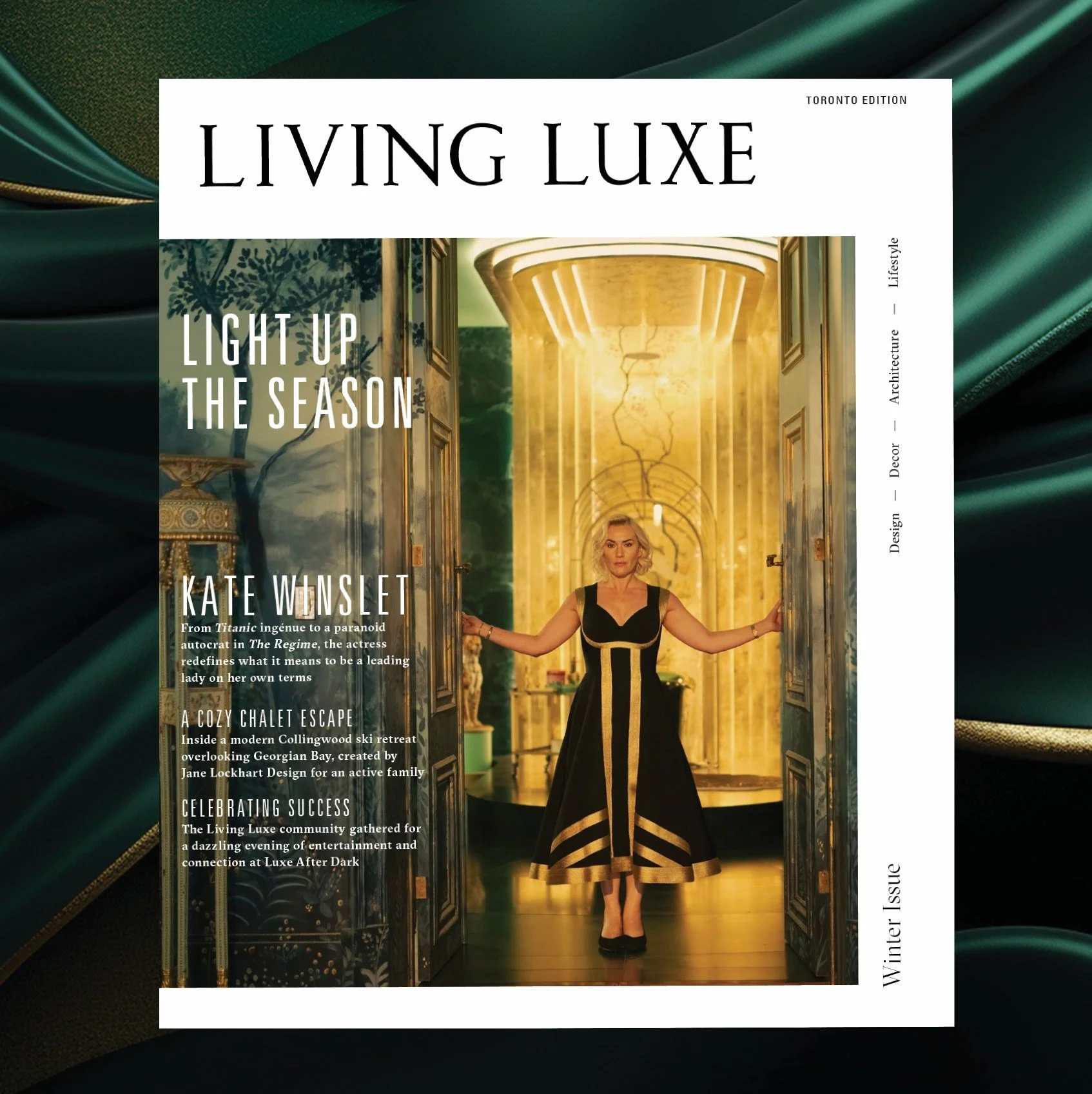 Life In Motion 🖤

We&rsquo;re excited to unveil our Winter Issue of @livingluxemagazine spotlighting the incomparable Kate Winslet😍

From her breakout as Titanic&rsquo;s unforgettable ing&eacute;nue to her gripping transformation into a paranoid au