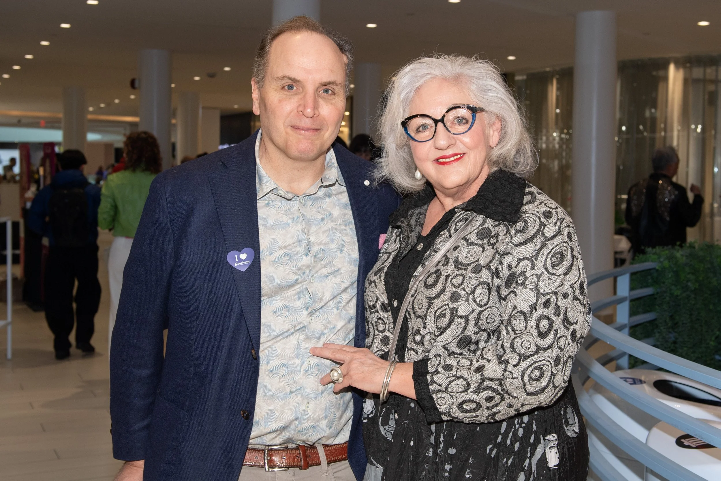 Board Chair Matt Barasch and Wellspring CEO Christina Smith