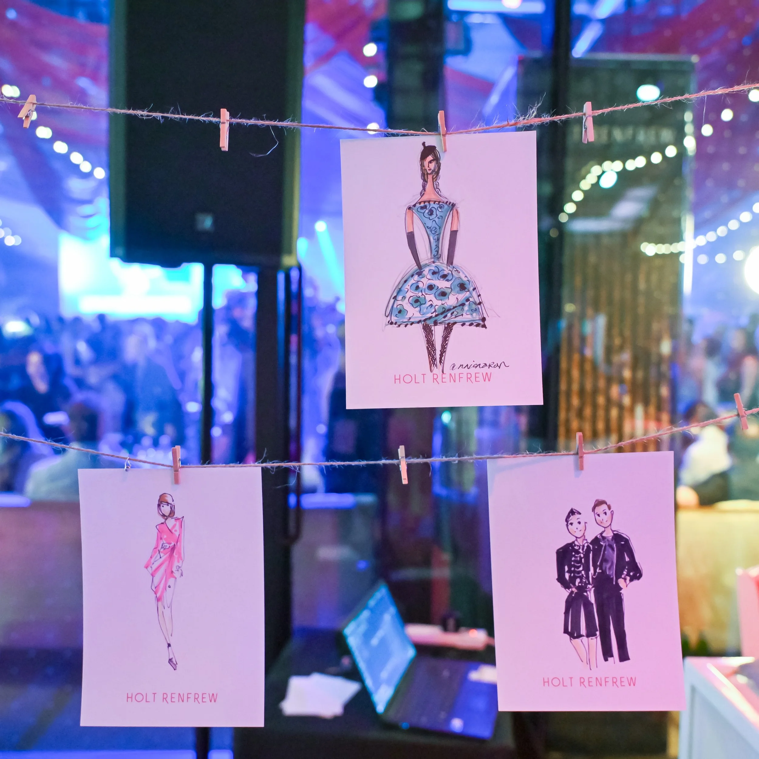  Fashion Illustrations, sponsored by Holt Renfrew