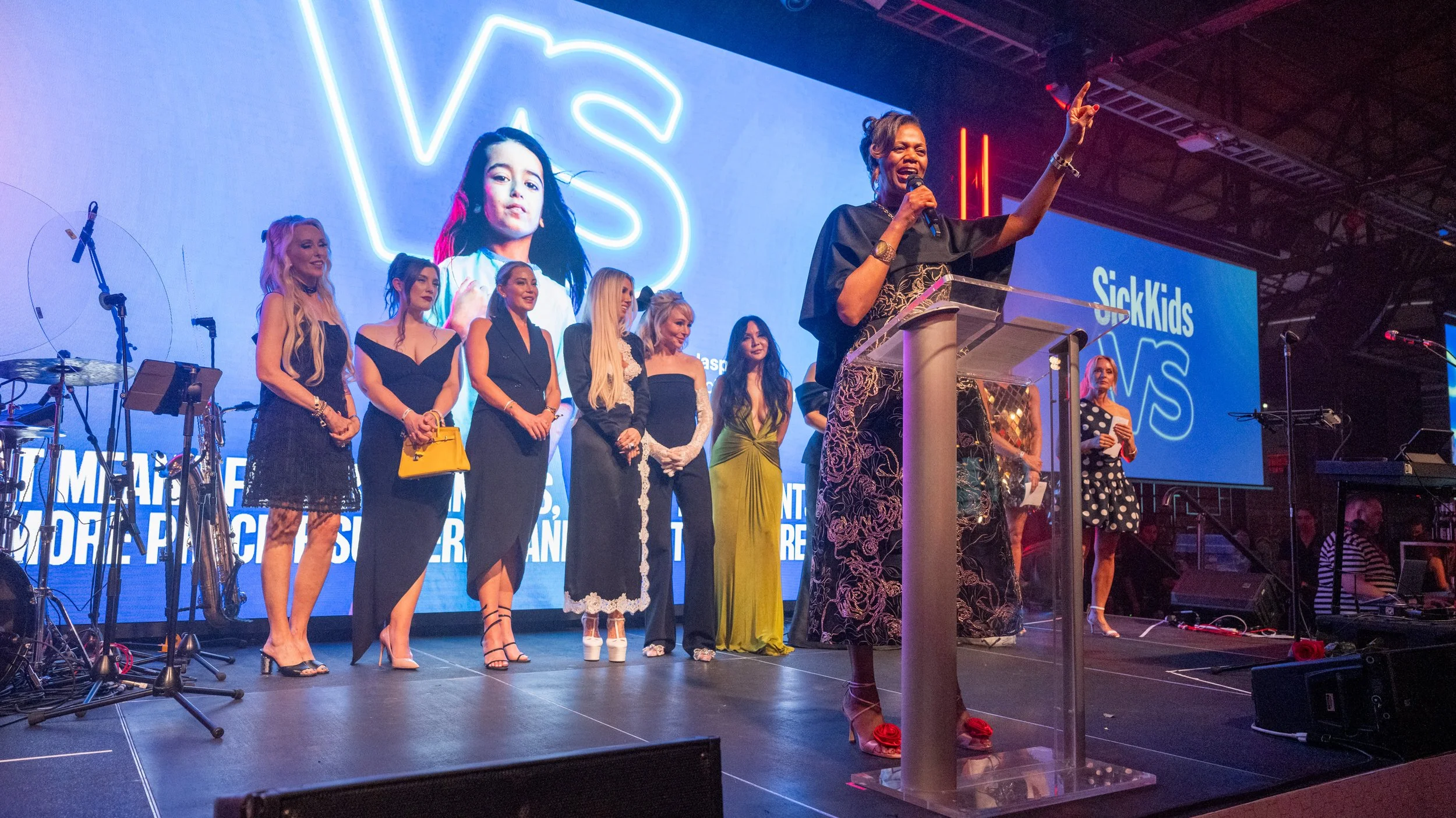Holly Miklas, Laryssa McCluer, Candice Sinclair, Sylvia Mantella, Suzanne Rogers, Romelia Dilawri, Jennifer Bernard and Lucinda Kogan