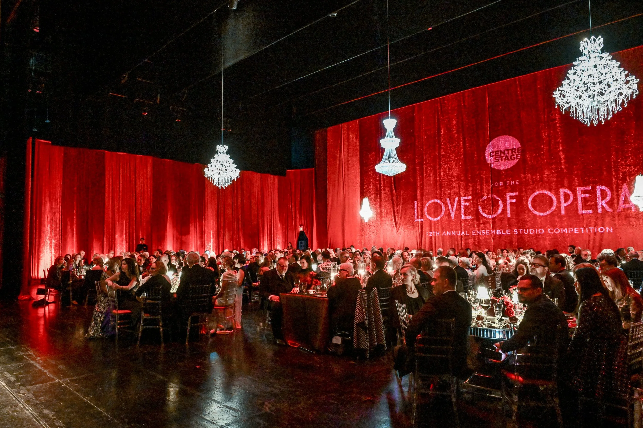 THE COC’S MAINSTAGE TRANSFORMED FOR THE 2025 CENTRE STAGE GALA DINNER