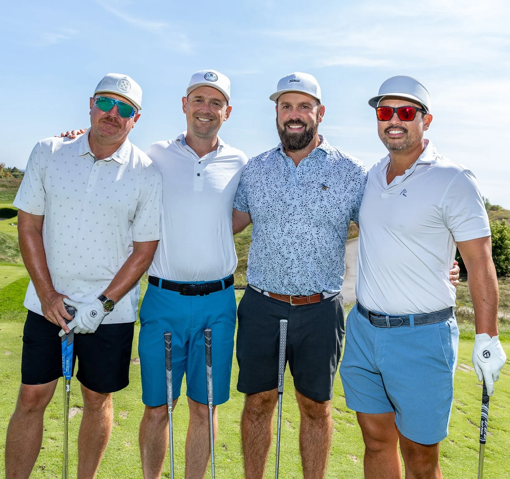 . Bradley Pleavin, Jonny Dionisi, Dave Lang and Michael Tanaka