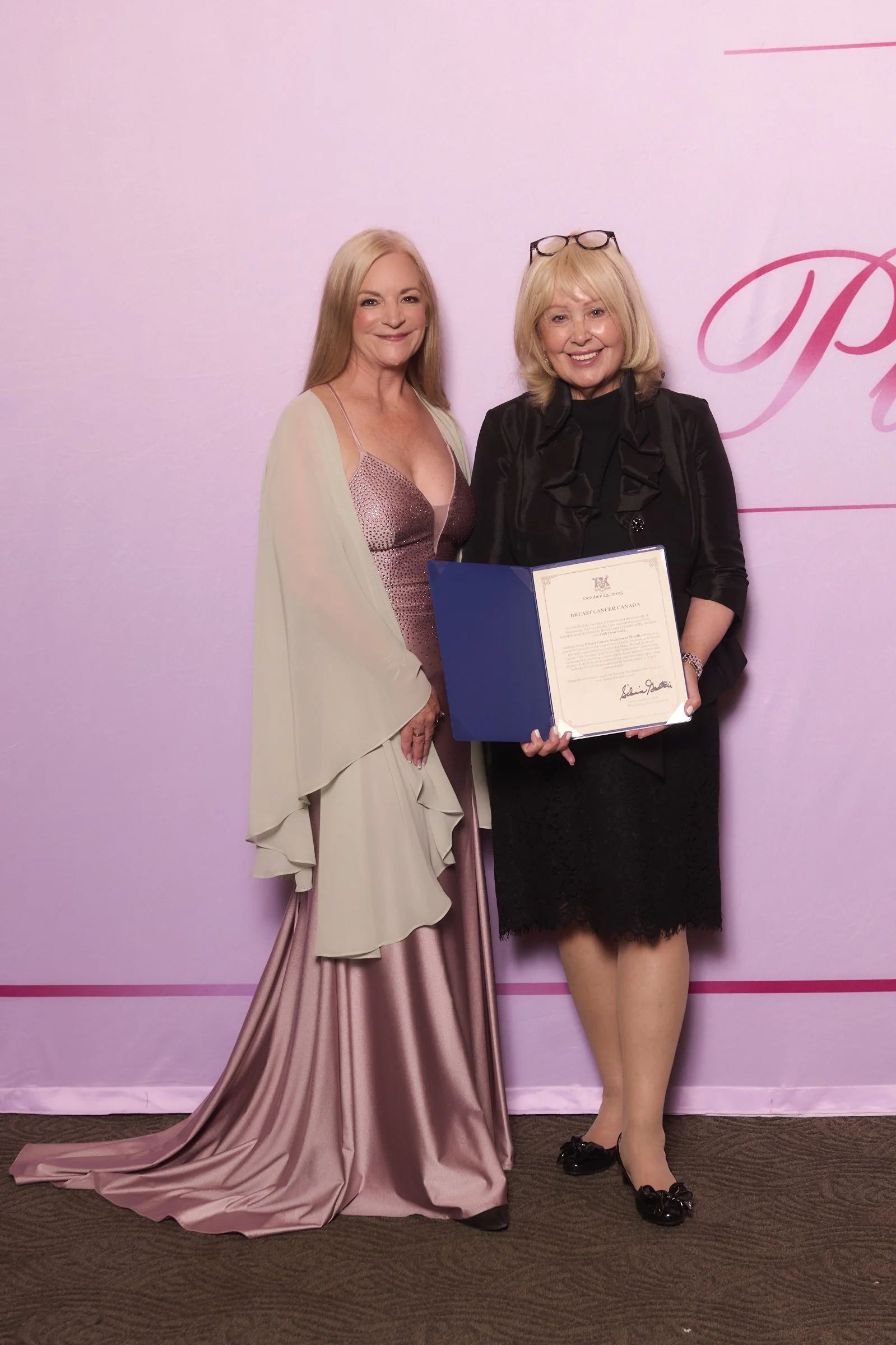 . CEO Kimberly Carson and MPP Silvia Gualtieri