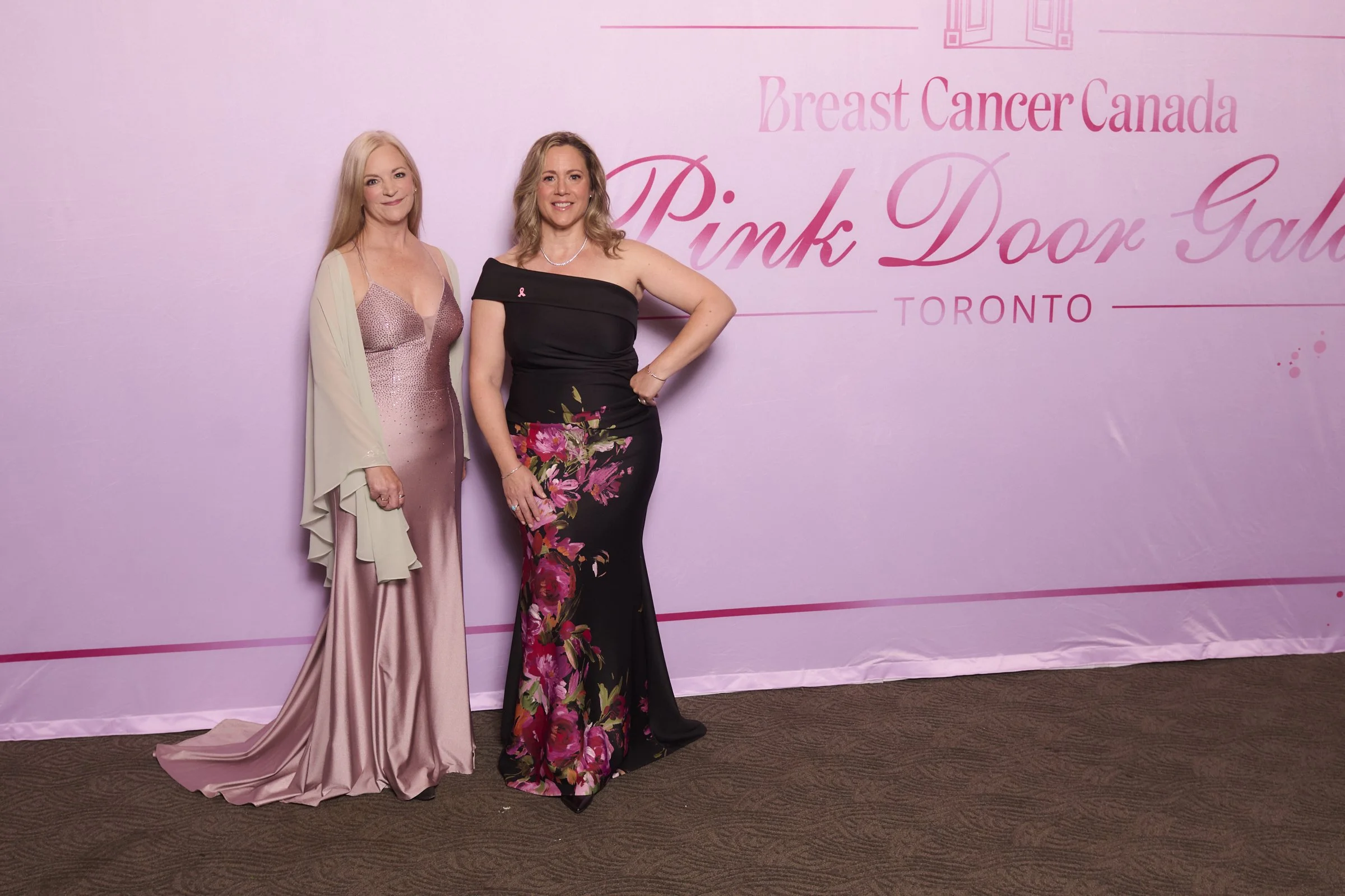Kimberly Carson and Shaniah Leduc, Chair of the Board of Directors 