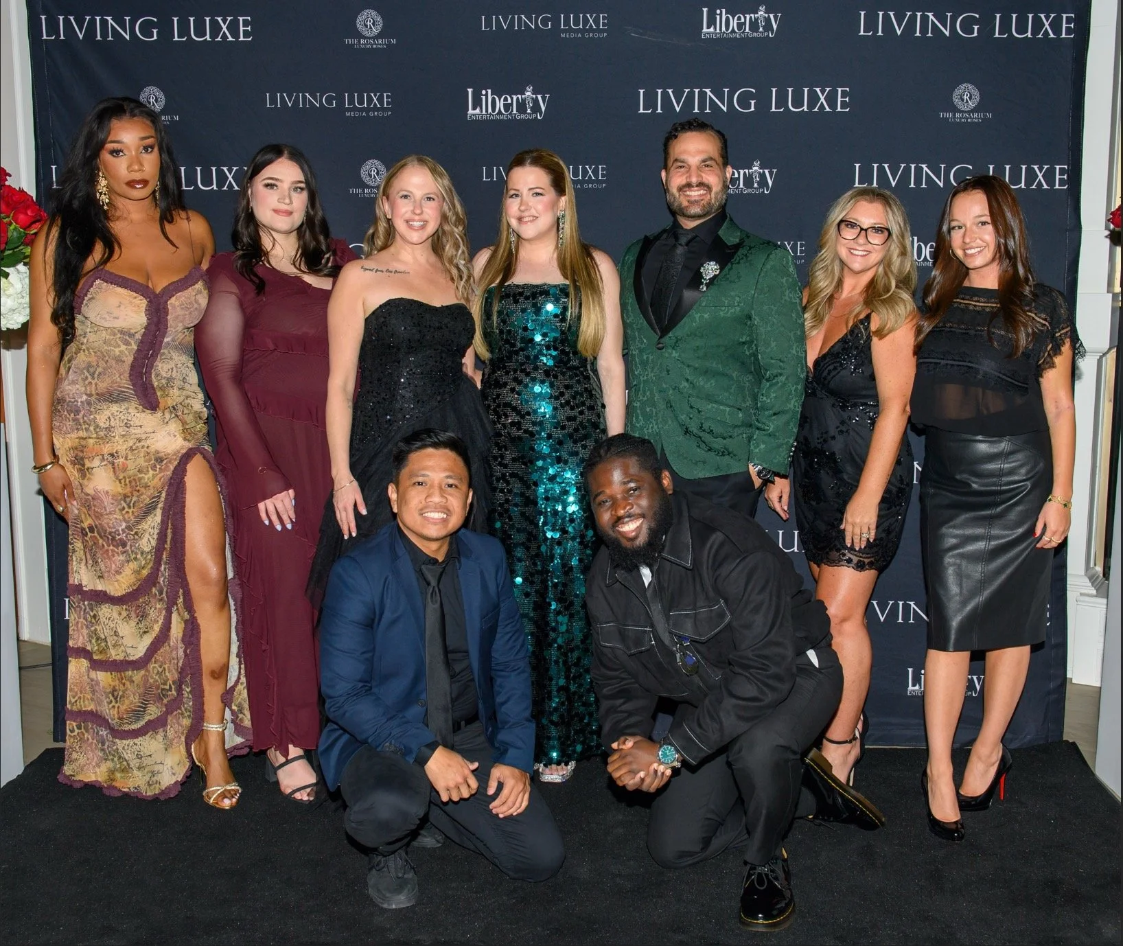 &nbsp;Living Luxe team: Bright Uchechukwu, Melissa Torlak, Karolina Mach, Jennifer Lipkowitz, Anthony Sirianni, Jennifer Douglas, Jamie Mendel, Benjo Gonzaga and David Boanuh 