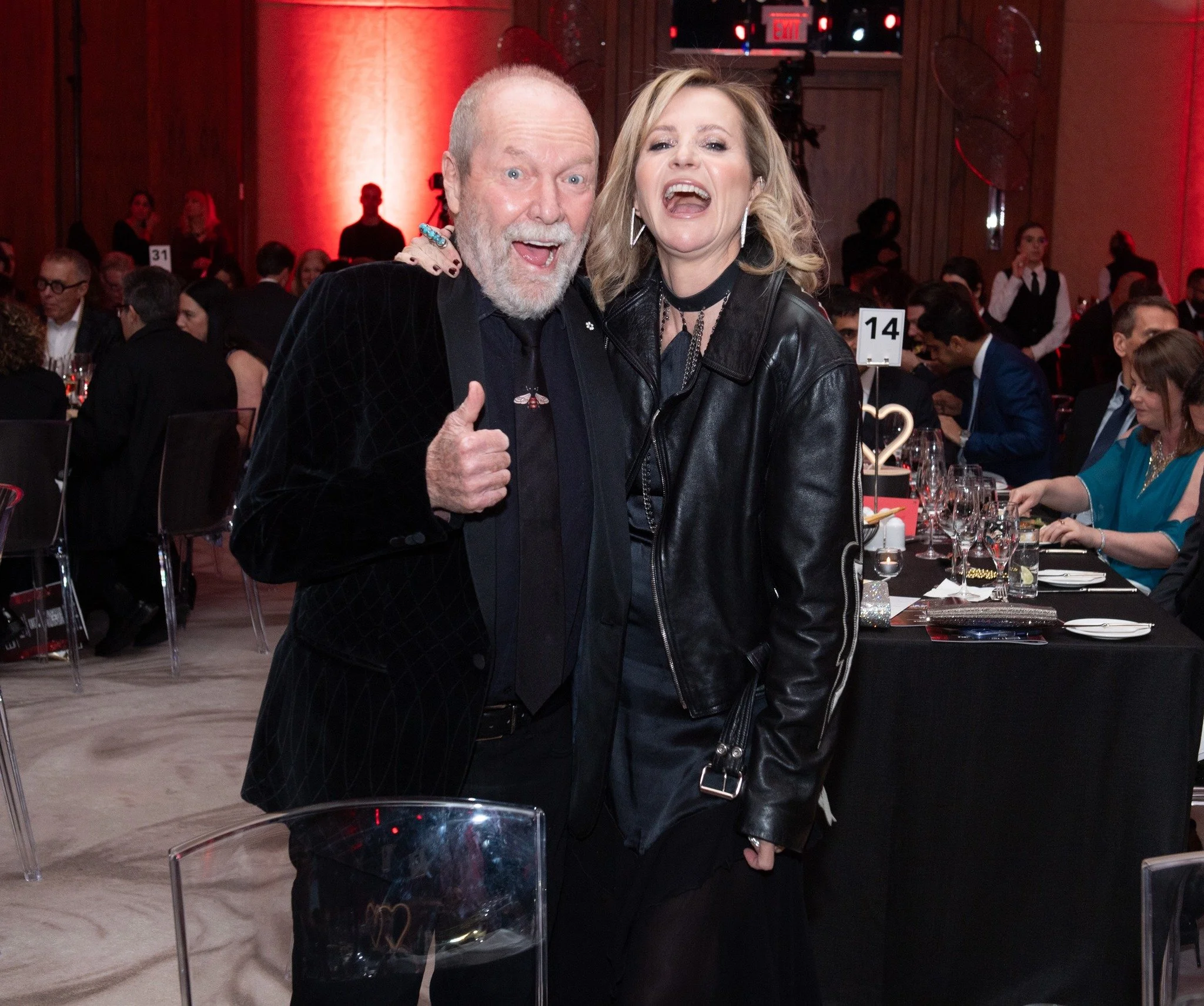 Gary Slaight  and Dr. Samantha Nutt