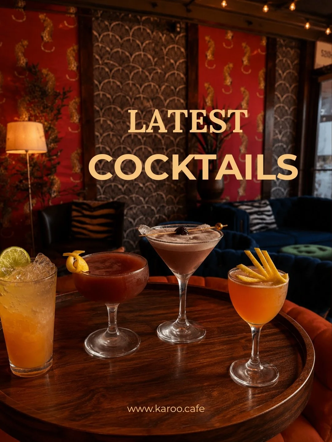 Karoo community! Introducing our new seasonal menu! We have new cocktails, mocktails and the addition of our favorite specialties shooter, &lsquo;The Springbokkie&rsquo;. 🎉

Swipe for a sneak peak&hellip;