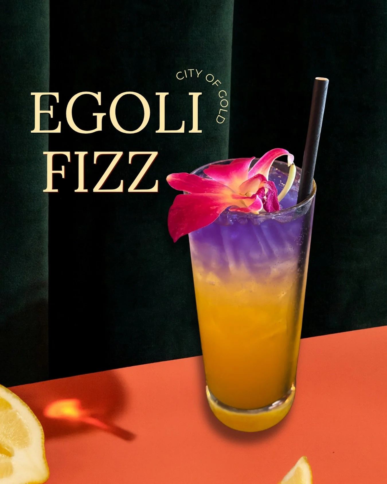 Egoli. It means &ldquo;City of Gold,&rdquo; and it is what the Zulu people call Johannesburg. 

Built on the richest gold reef ever discovered, the city is electric, fast-moving, and full of life. We thought that deserved a cocktail. Vusa Vodka, apri