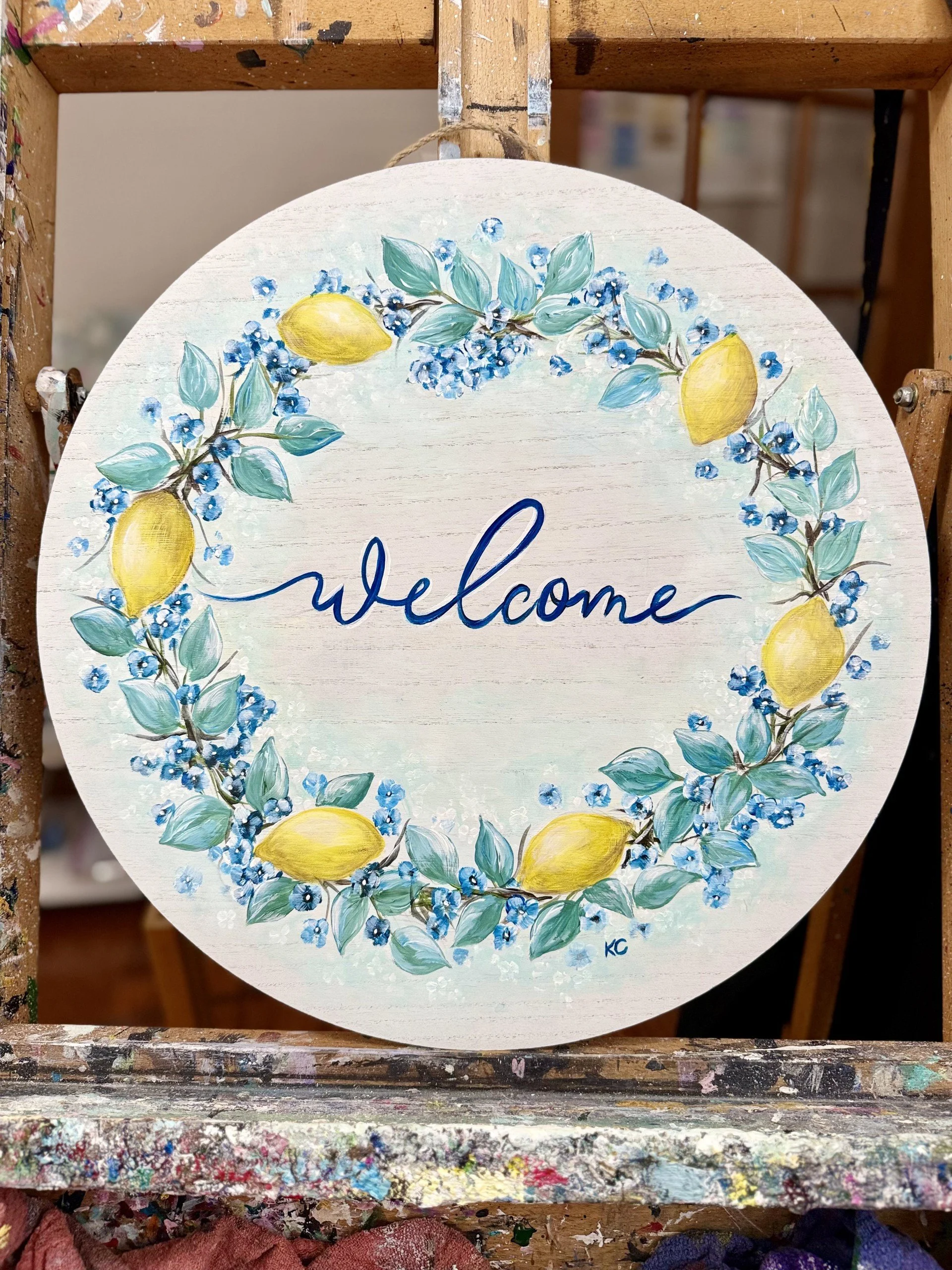 UPGRADE WOODEN DOOR-HANGER (Round) Available as ADD-ON in your cart.