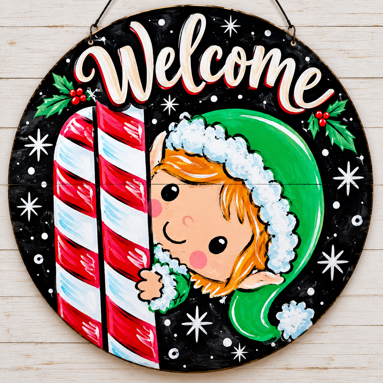 Whimsical Christmas Elf Welcome Sign.png