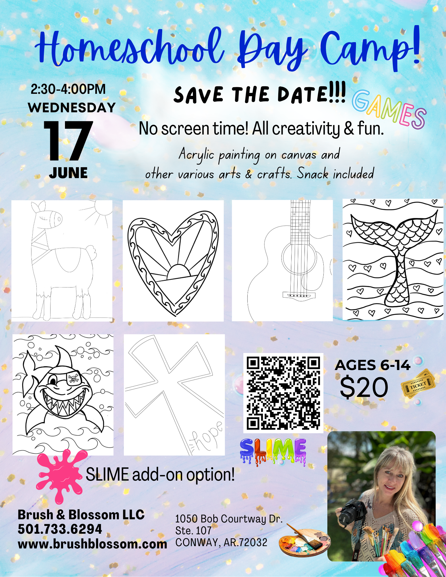 June 17, HOME SCHOOL DAY CAMPe Art Camp.png