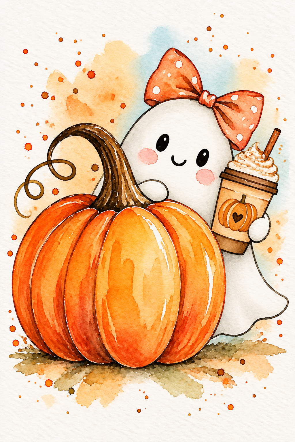 Pumpkin Spice Ghost with Cozy Latte.png