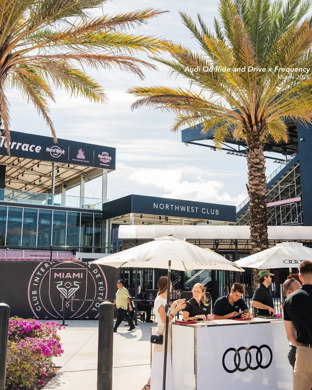 Miami, you made this spring driving experience unforgettable. 🌴✨ 🏟️The Audi Q6 took center stage at Inter Miami Stadium, where the spirit of f&uacute;tbol met the thrill of performance. With professional drivers at the wheel, guests experienced the