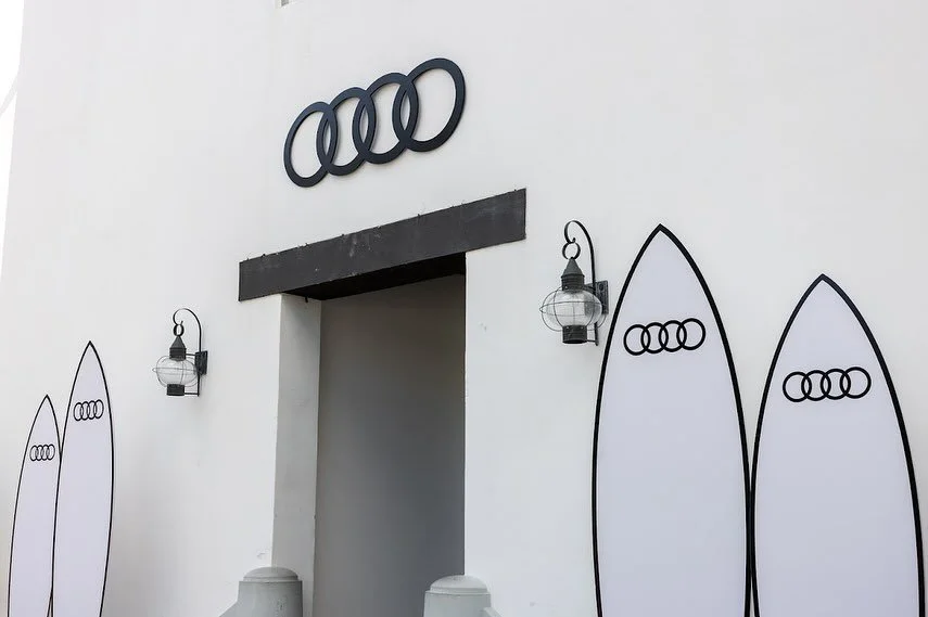 details from our activation with @audiusa at the Rosemary Beach Uncorked Festival! this was such an incredible event from ideation to execution. can&rsquo;t wait to show you more!