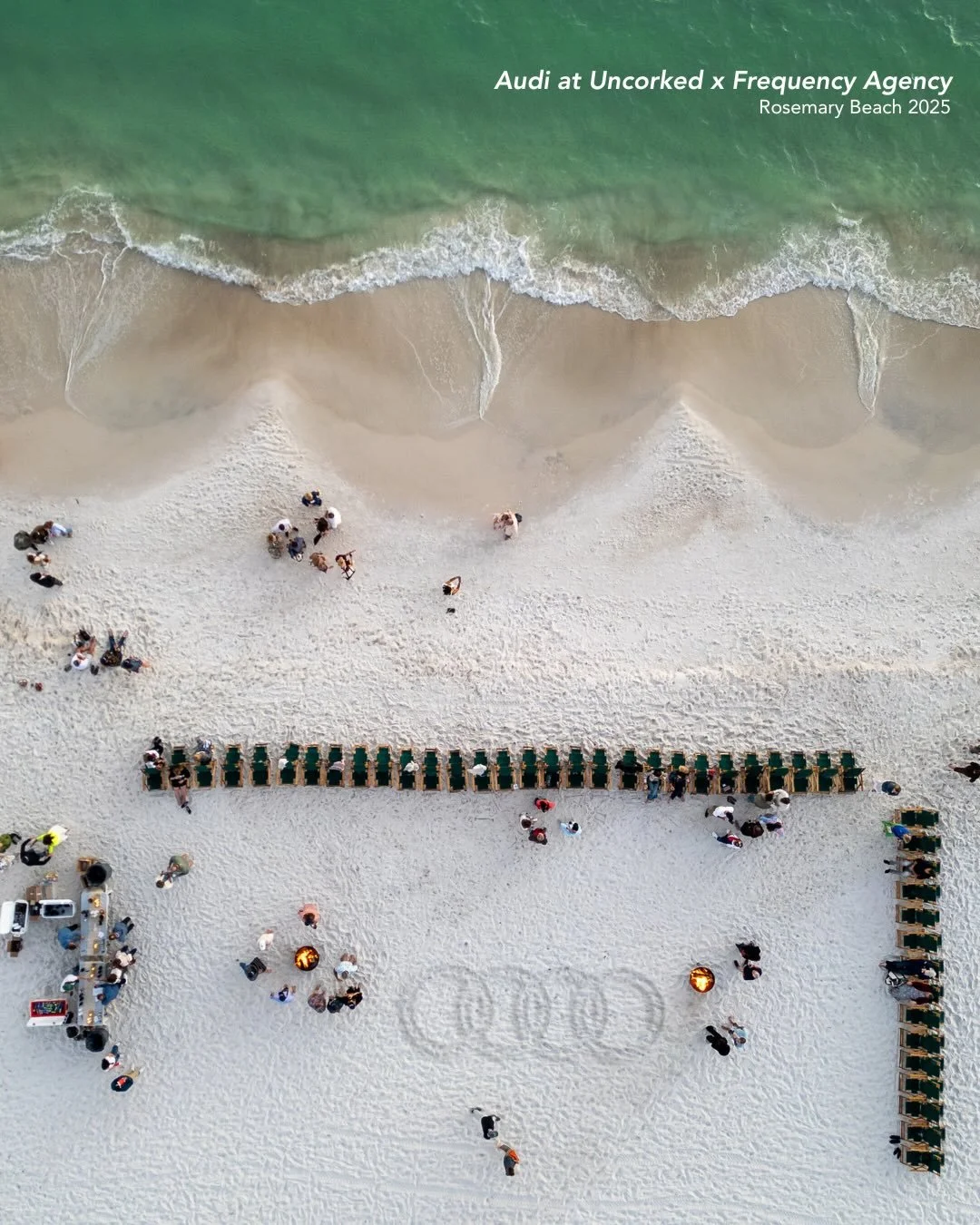 Our second year at Rosemary Beach Uncorked&trade; with Audi was one to remember. Nearly 1,300 guests, incredible food and wine, and proceeds supporting Westonwood Ranch and Point Washington Medical Clinic. Proud to have brought this event to life onc