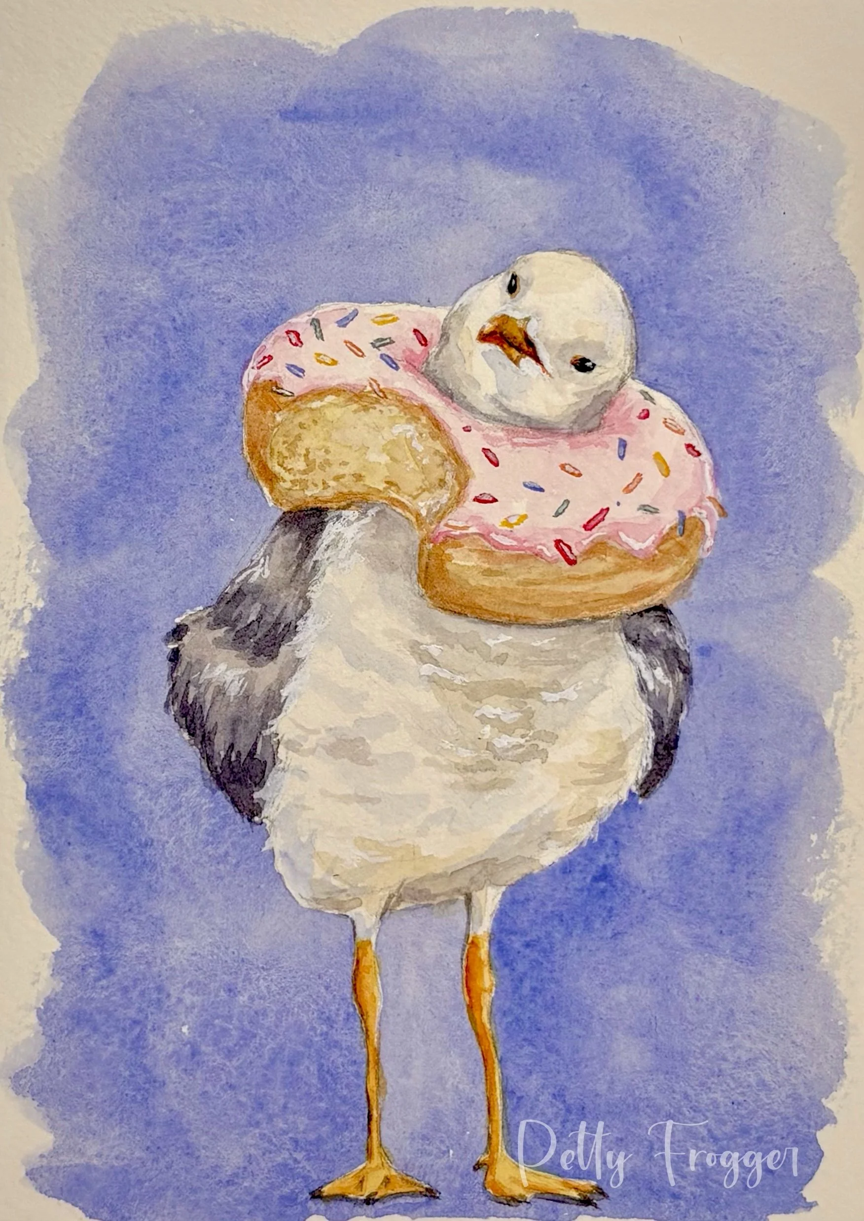 Seagull with Donut -- PREORDER