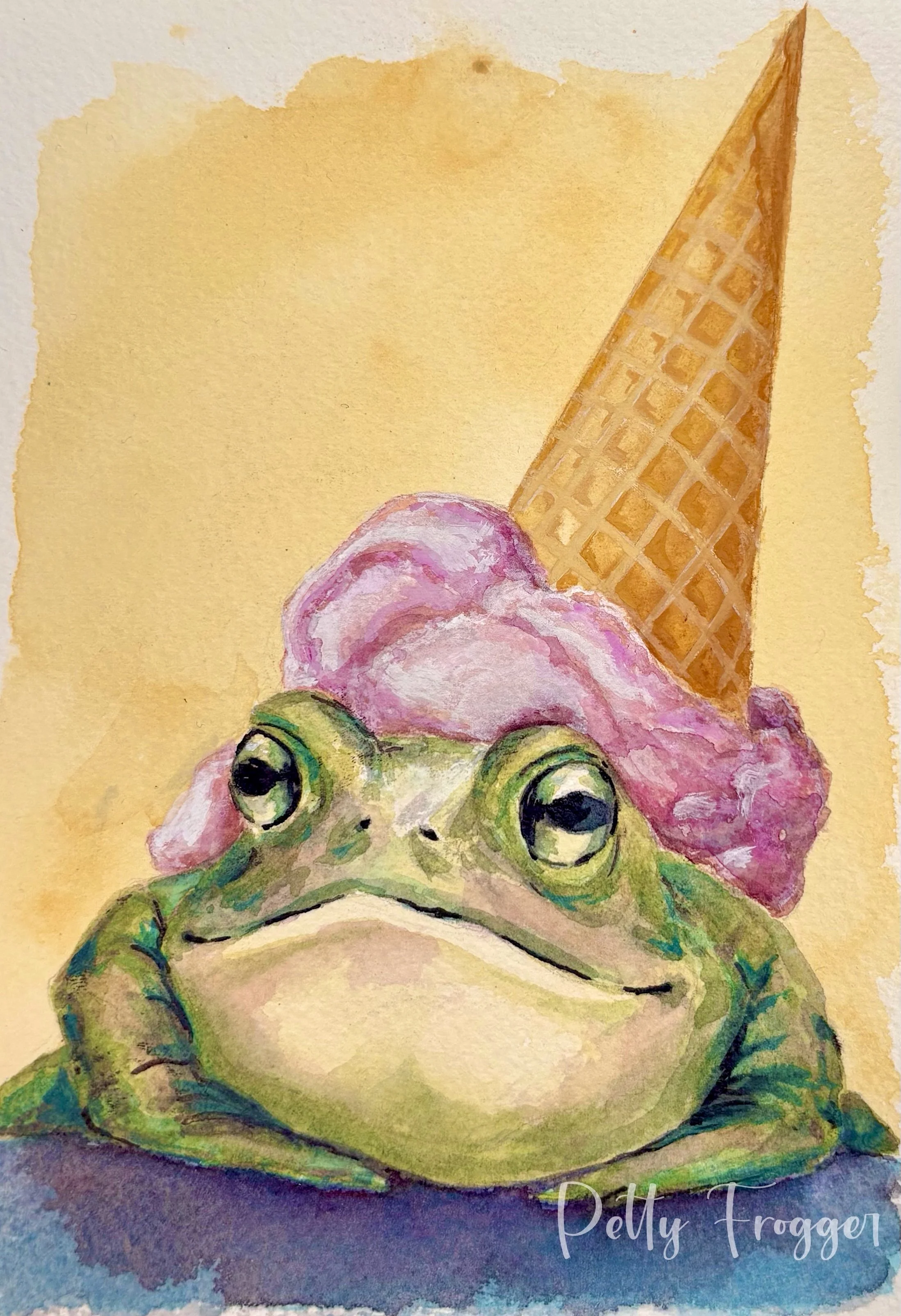 Ice Cream Frog -- PREORDER