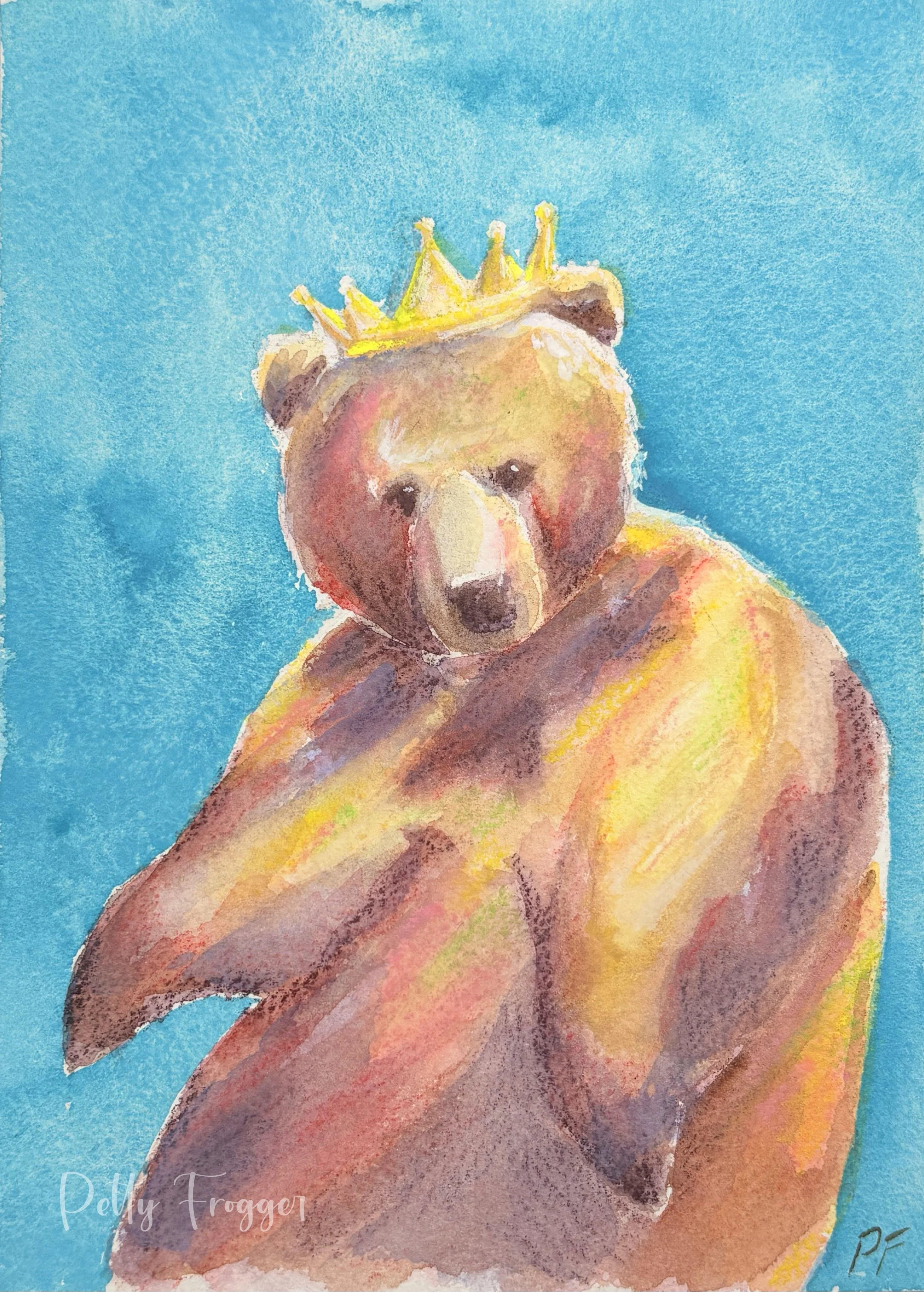 Backpack the Dancing King-- Print
