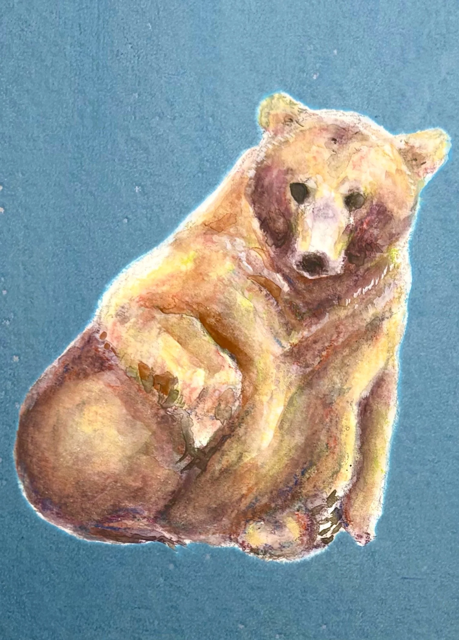 Bear 89 Backpack Portrait -- Print