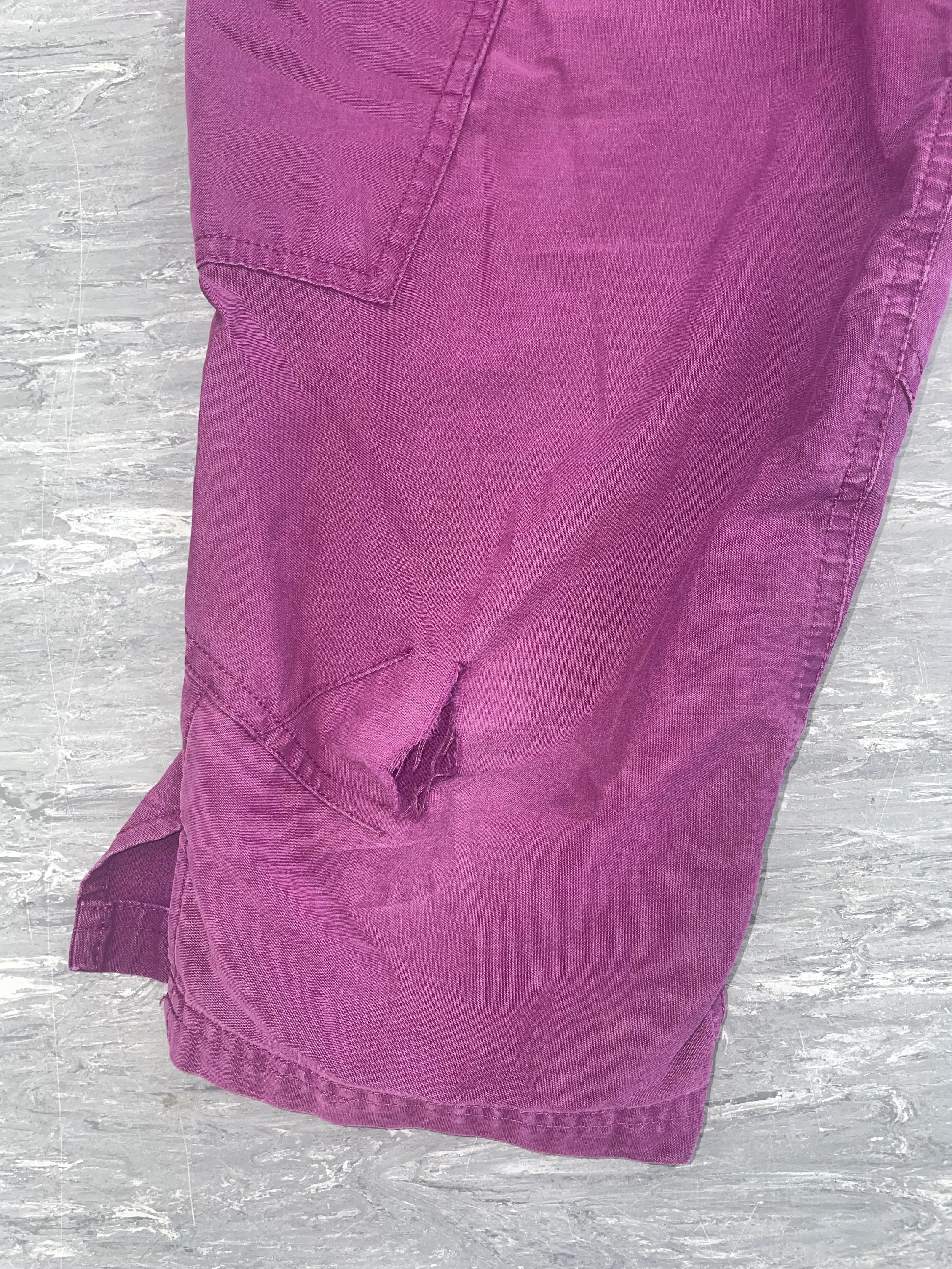 Rip on trouser leg