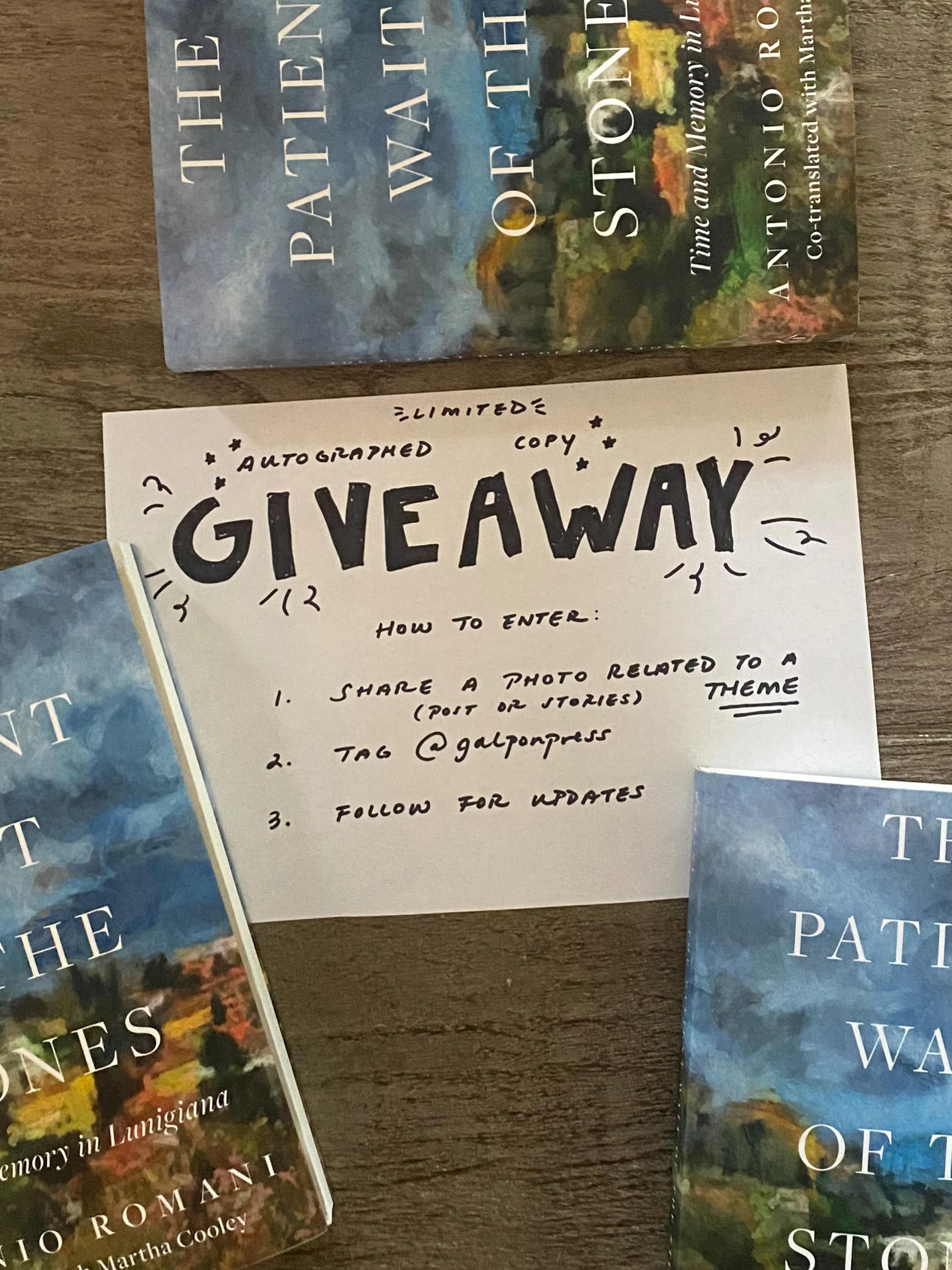 #giveaway day 2!!!

Share a photo about #italy, tag @galponpress, and you could be the recipient of a free, autographed copy 📖 📚 🇮🇹
