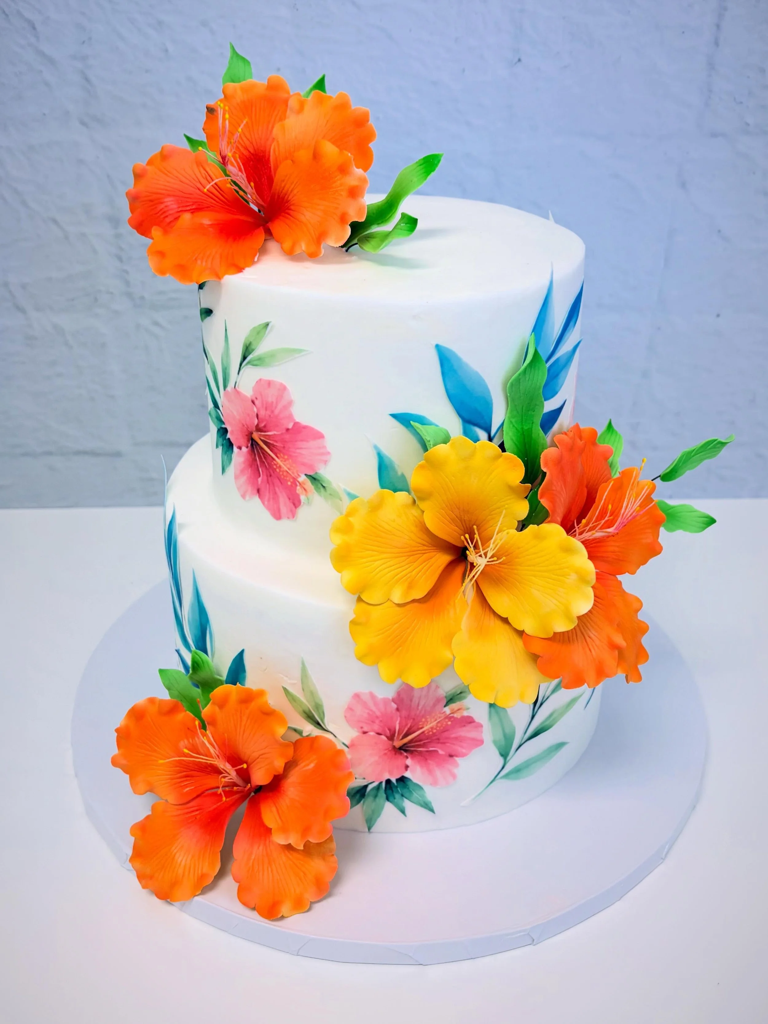 Tropical colors, delicate details, and a little island-inspired beauty 🌺✨
#TropicalCake #HibiscusCake #CustomCakesElPaso #ElPasoCakes #FlowerCake